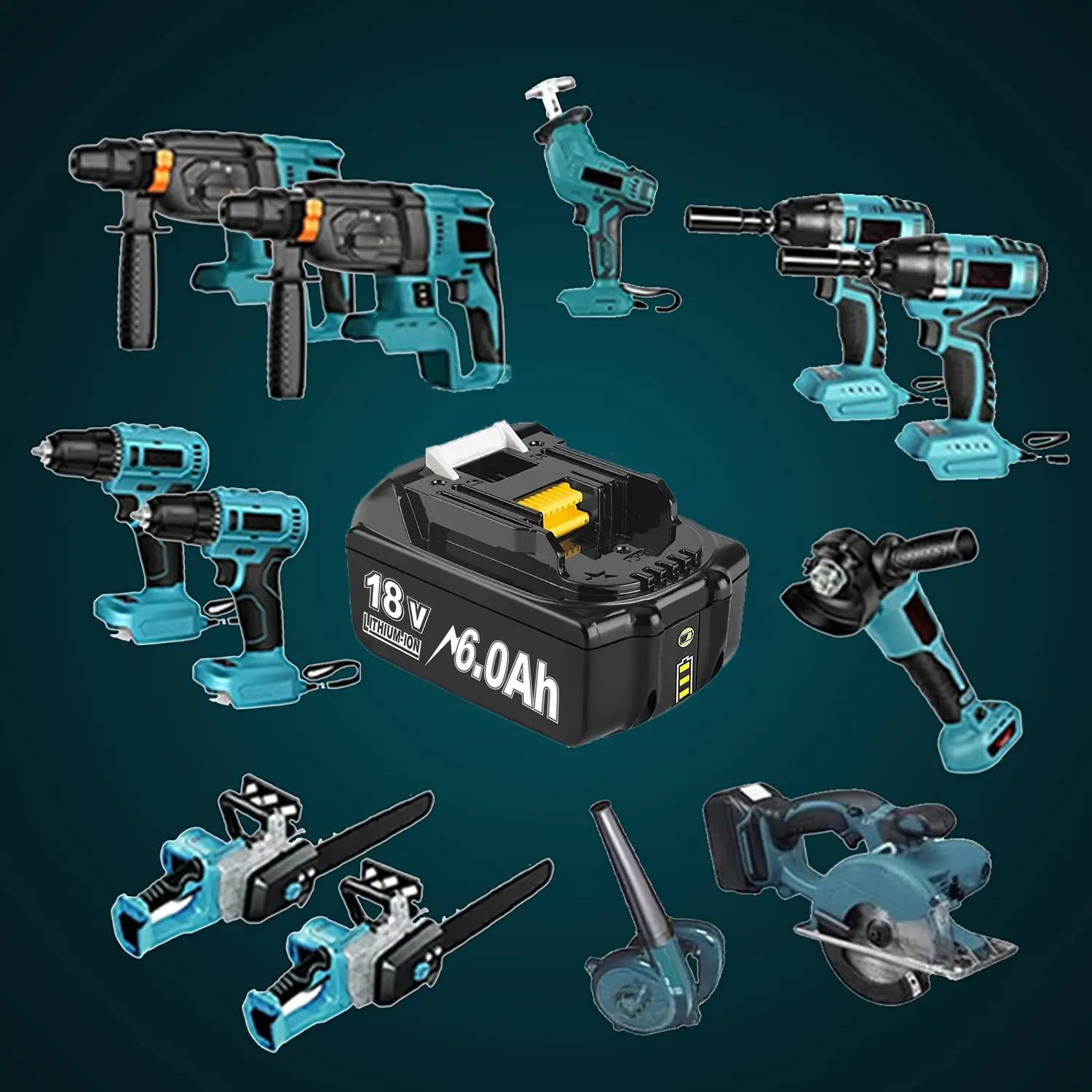 Origina New 18V Makita  6Ah LX - Power Tools Makita Set ulasan dan harga
