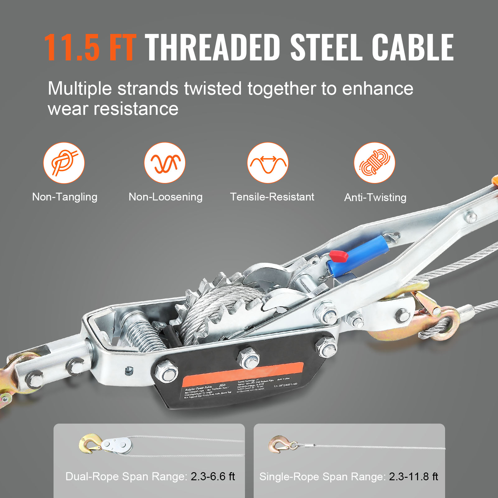 SucceBuy 5T Come Along Winch R - Power Tools In Automotive ulasan dan harga
