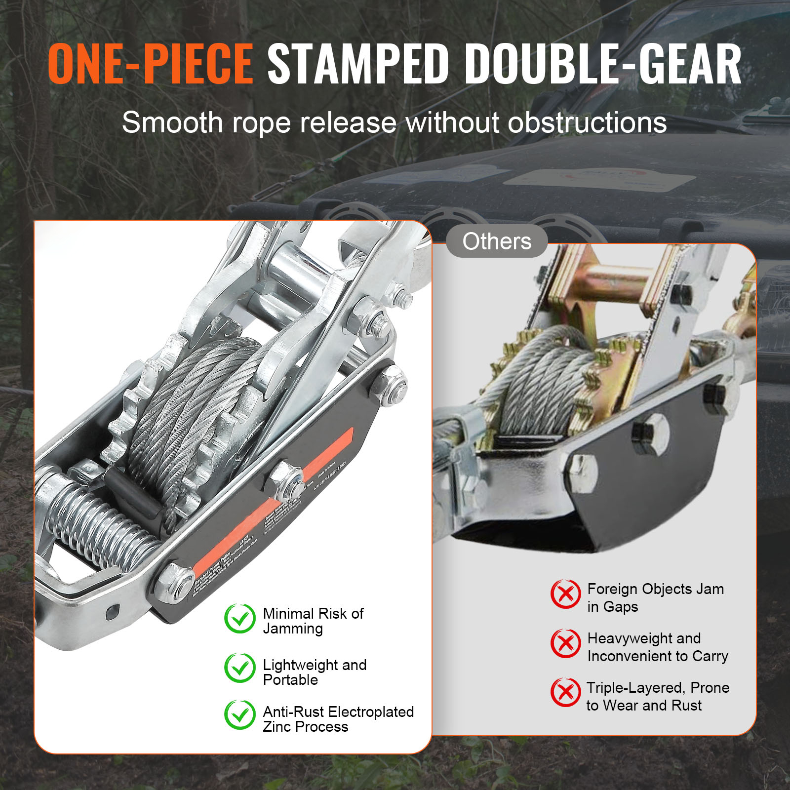 SucceBuy 5T Come Along Winch R - Power Tools In Automotive ulasan dan harga