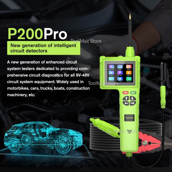 JDiag P200 12V 24V Power Probe - Power Tools In Automotive ulasan dan harga