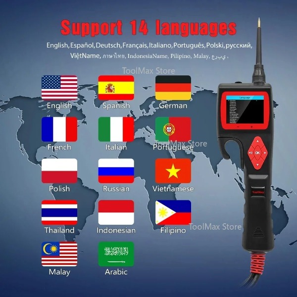 JDiag P200 12V 24V Power Probe - Power Tools In Automotive ulasan dan harga