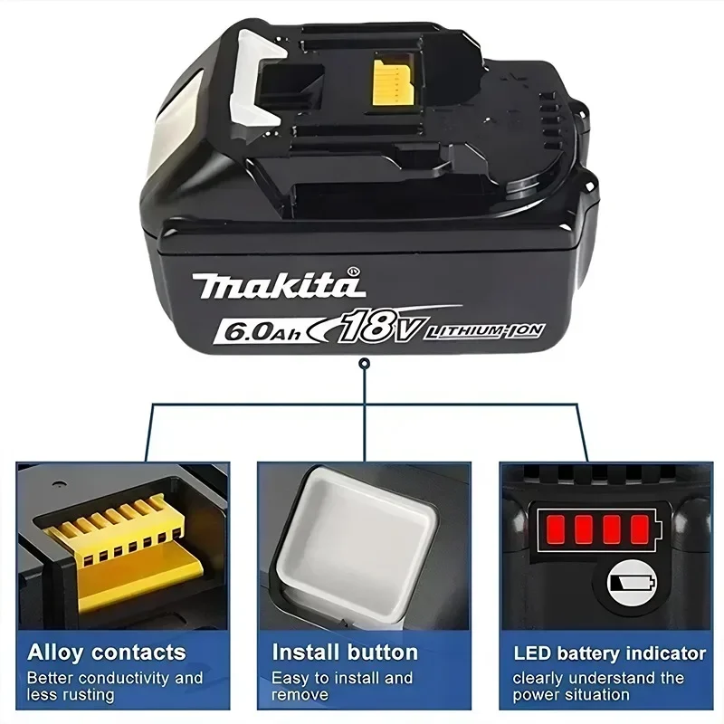 100% original Makita 18V batte - Power Tools Makita Set ulasan dan harga