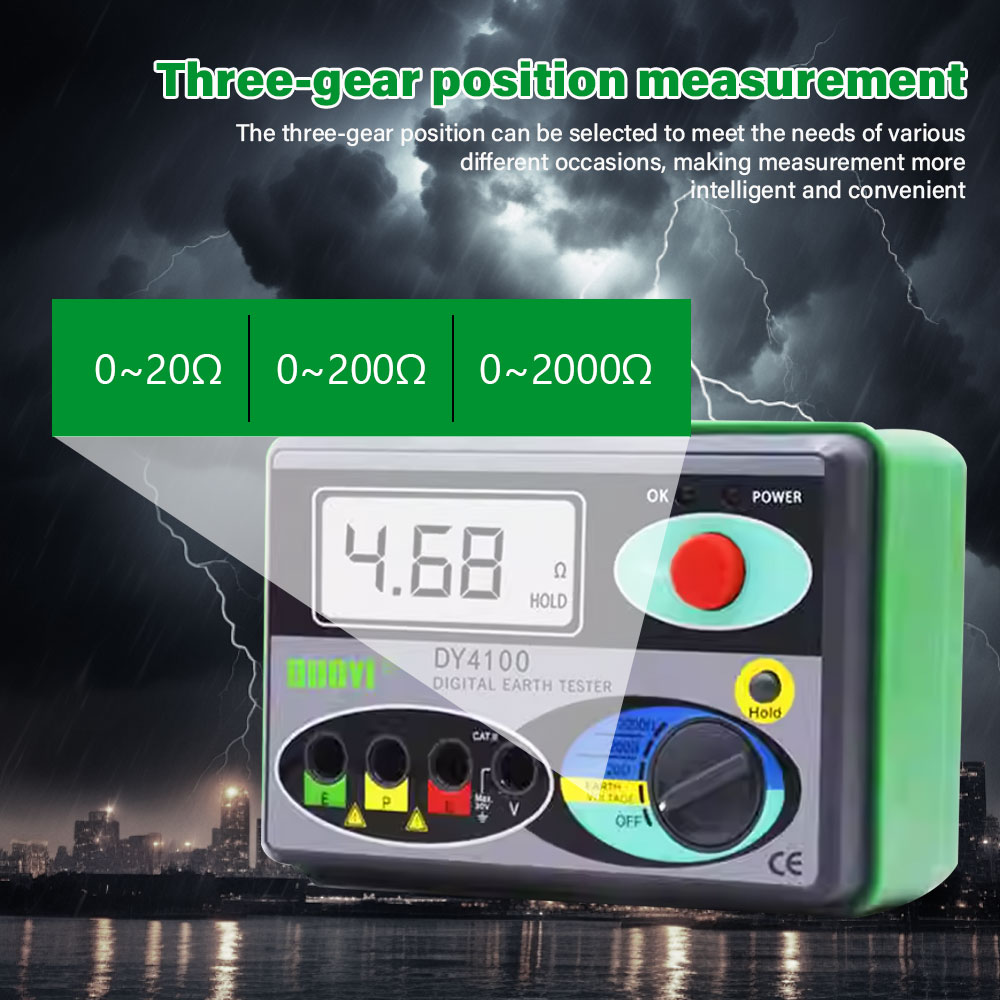 DY4100 Digital Resistance Test - Power Tools Inspection ulasan dan harga