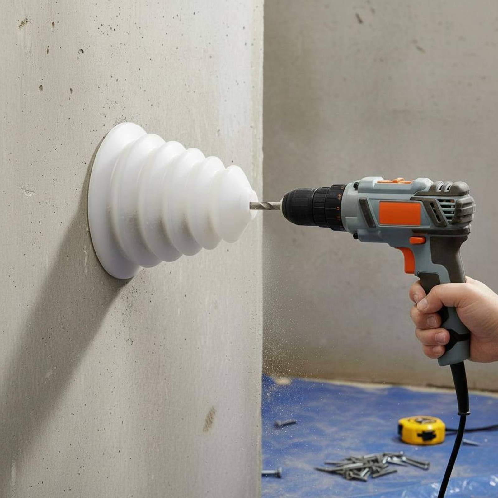 Drill Dust Collector Bowl Tigh - Power Tools For Construction Work ulasan dan harga