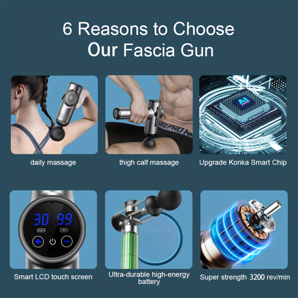 99 Level Massage Gun Fascia De - Power Tools Equipment ulasan dan harga