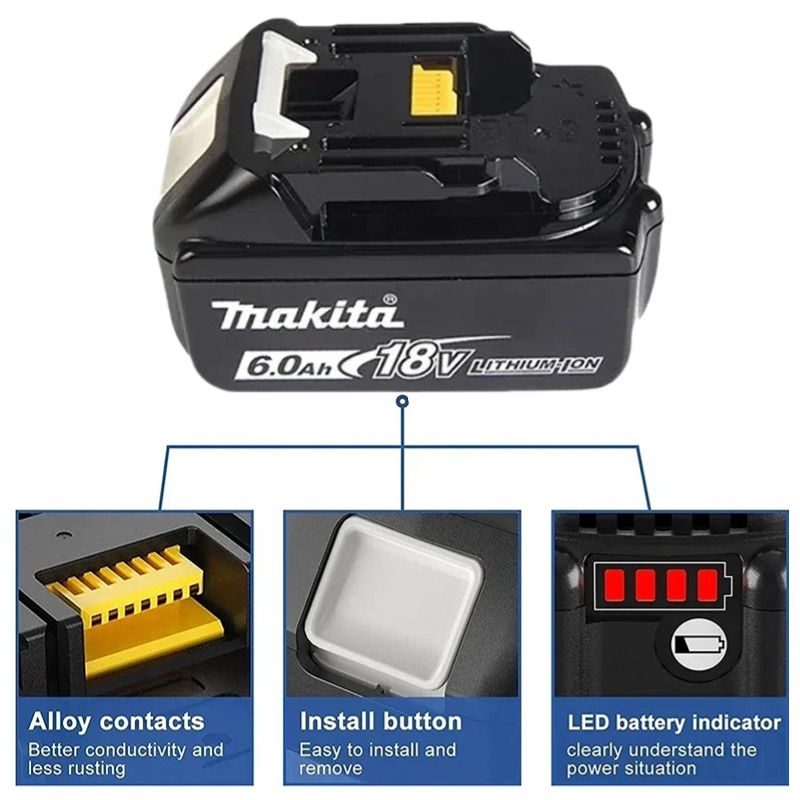 Genuine 6AH makita BL1860 18V  - Power Tools Makita Set ulasan dan harga