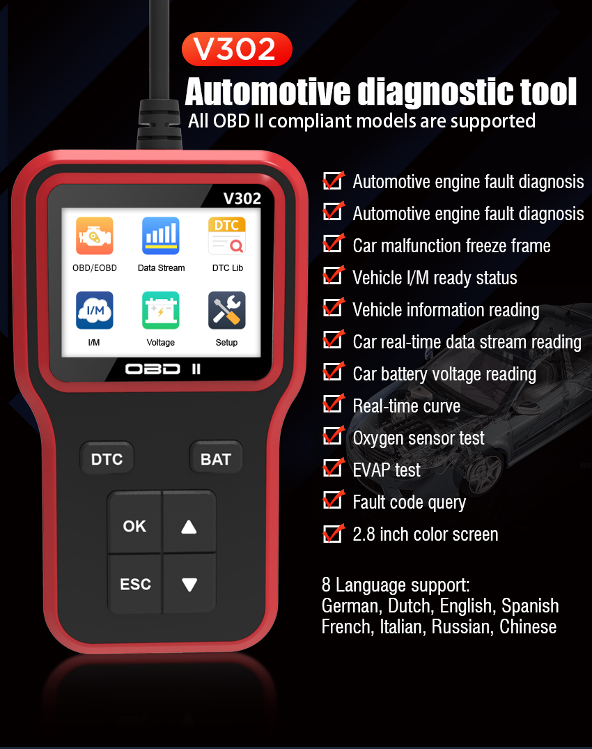 Professional Car Code Reader D - Power Tools English ulasan dan harga